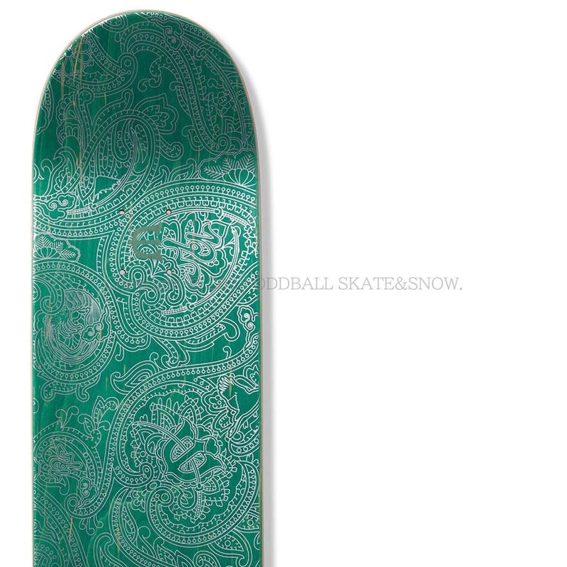 Evisen Paisley White/Green Mellow Concave 8.125