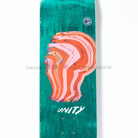 UNITY SKATEBOARDS PANCAKE TEAM 8.38 GREEN