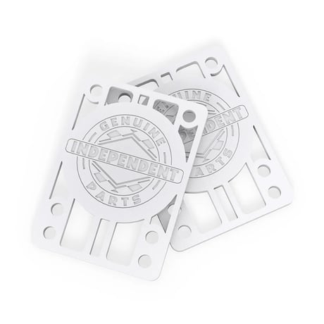 INDEPENDENT RISER PADS 1/8 White (２枚組）