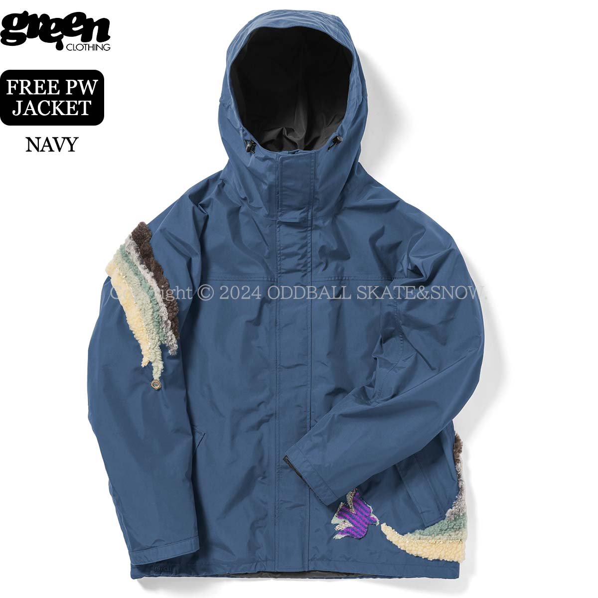 FREE JACKET Lサイズ greenclothing 【24-25予約商品】GREEN CLOTHING