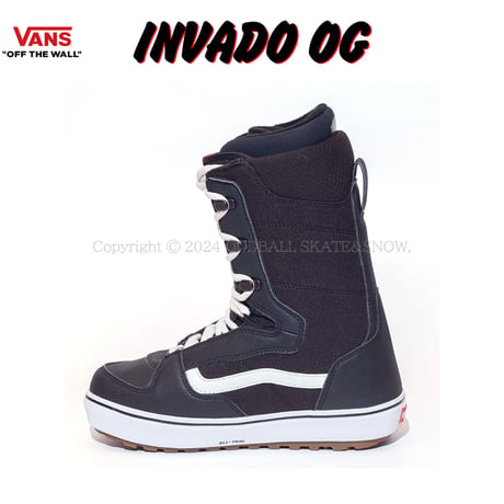24-25 VANS SNOWBOARD BOOTS INVADO OG BLACK/WHITE