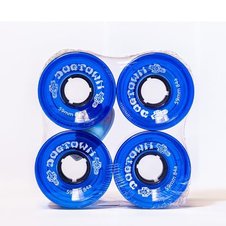 Dog Town Skateboards K9 Cruiser Wheels 59mm 84A clear blue