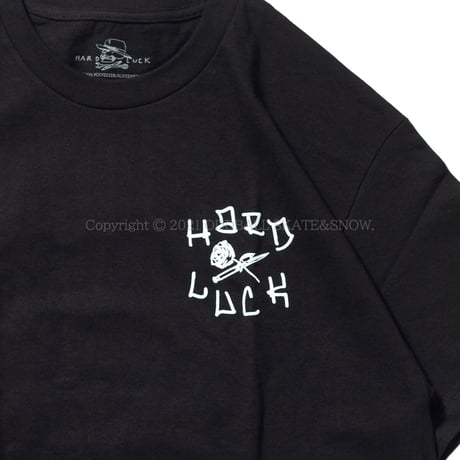 HARD LUCK Rose & Dagger S/S TEE black