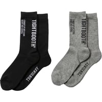 TIGHTBOOTH LABEL LOGO SOCKS TIGHTBOOTH x WHIMSY SOCKS