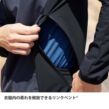 finetrack ファイントラック スカイトレイルジャケット ブラック Lサイズ FAM1401