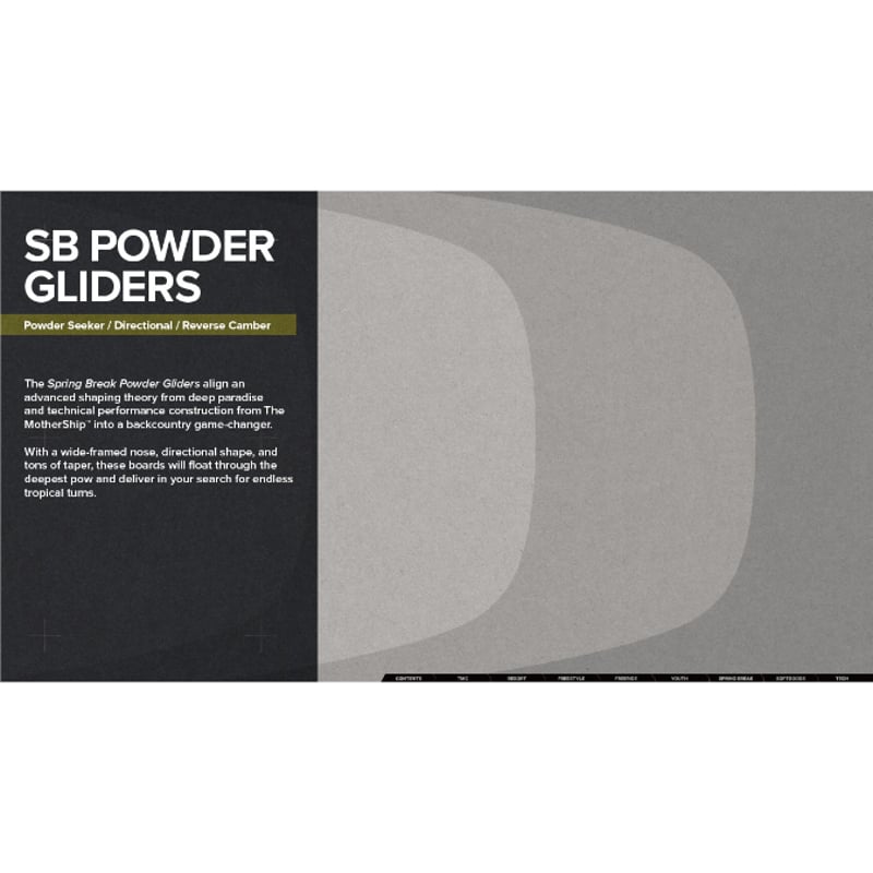 早期予約 25-26 SPRING BREAK POWDER GLIDER | ODDBALL