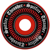 SPITFIRE WHEEL F4 RADIAL FULL 99DU THRASHER X SPITFIRE OATH RED　58mm