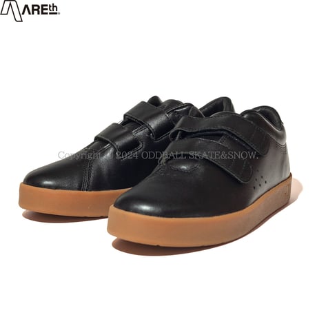 AREth 2024 LATE I VELCRO Black Leather Gum