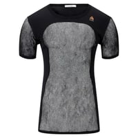 ACLIMA Wool Net T-Shirt Jet Black MEN'S