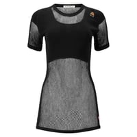 ACLIMA Wool Net T-Shirt Jet Black WOMEN'S
