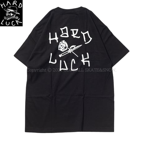 HARD LUCK Rose & Dagger S/S TEE black