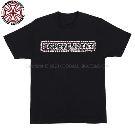 INDEPENDENT TILE BAR S/S TEE Black