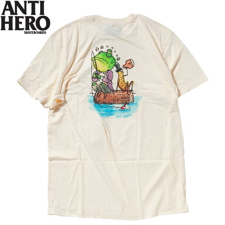 ANTI HERO ROACH AND TOAD S/S TEE Creme/Multicolor