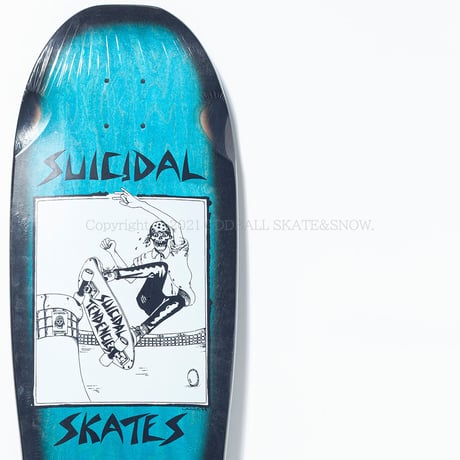 SUICIDAL SKATES POOL SKATER REISSUE BLACK FADE 10.125