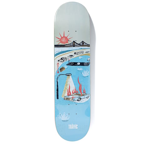 TRAFFIC COURTS CITY BLOCKS DECK Art by Charlie Dunkel