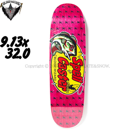 BLOOD WIZARD SPELL CASTOR 9.13 CUSTOM SHAPE RED