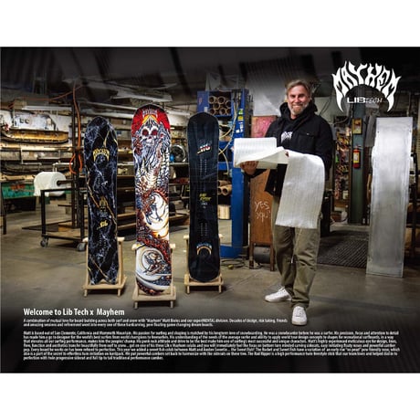 早期予約 25-26 正規品 LIBTECH MAYHEM RAD RIPPER