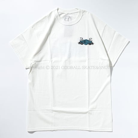 CYCLE ZOMBIES DIE FREE S/S TEE white