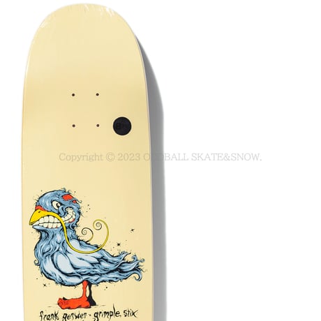 ANTI HERO SKATEBOARDS GERWER PIGEON VISION BY LOU BARBERIO 8.75