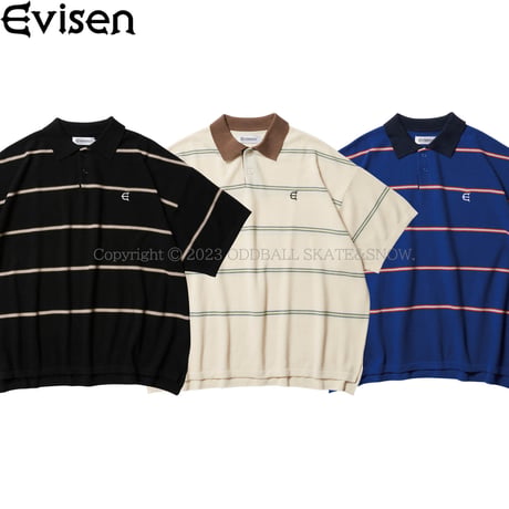 EVISEN SKATEBOARDS BAMBI BORDER POLO SHIRT