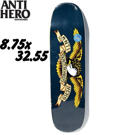 Anti Hero Skateboards Team Shaped Eagle Blue Meani 8.75