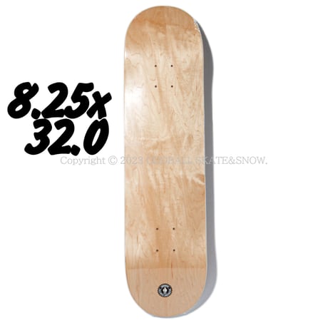 BLANK DECK COLD PRESS NATURAL 8.25