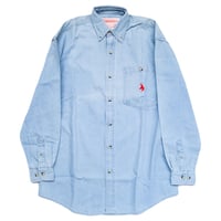 ODDBALL ORIGINAL BD DENIM L/S SHIRT wash indigo