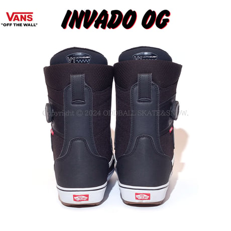 24-25 VANS SNOWBOARD BOOTS INVADO OG BLACK/WHITE