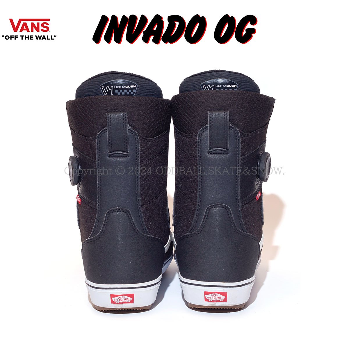 スノーボード VANS INVADO OG / BLACK/WHITE 24-25 24-25 VANS SNOWBOARD BOOTS INVADO OG BLACK/WHIT