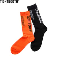 Tightbooth Label Logo Socks Tightbooth x Whimsy Socks