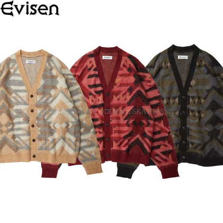 EVISEN SKATEBOARDS EVIJO MOHAIR CARDIGAN