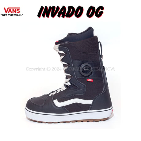 24-25 VANS SNOWBOARD BOOTS INVADO OG BLACK/WHITE