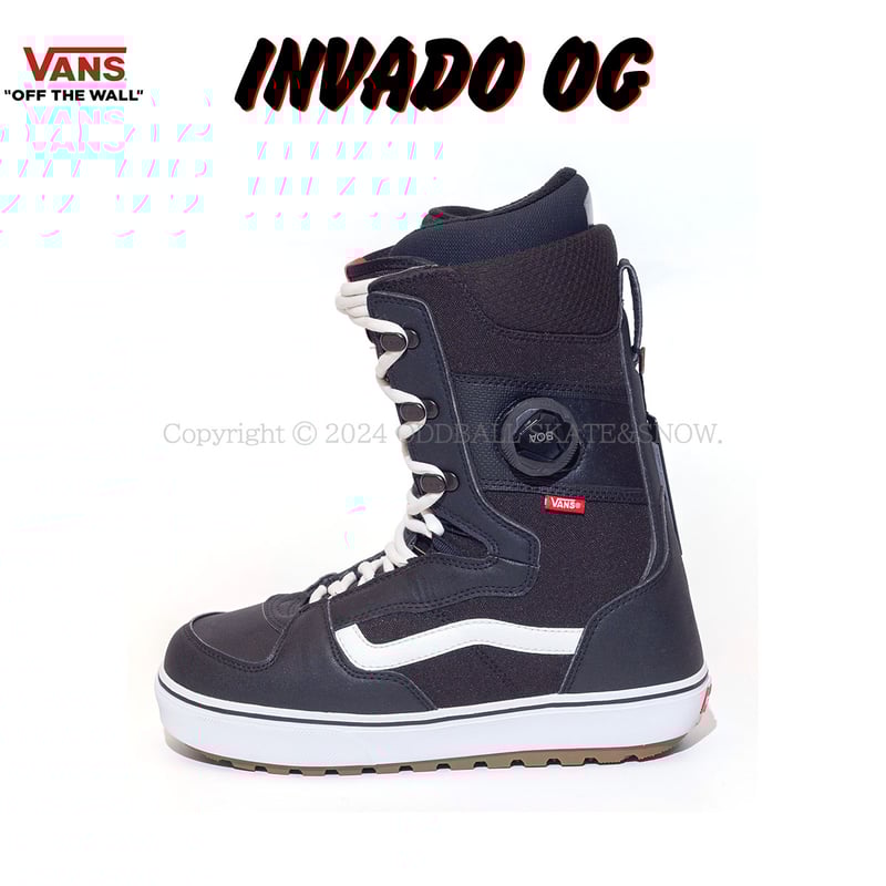 24-25 VANS SNOWBOARD BOOTS INVADO OG BLACK/WHIT