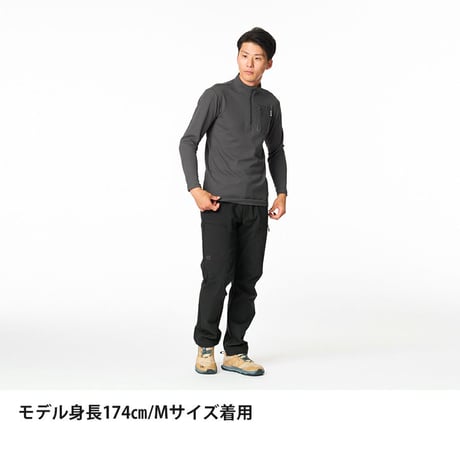 finetrack ファイントラック メンズ ドラウトサーモジップネック FMM1703