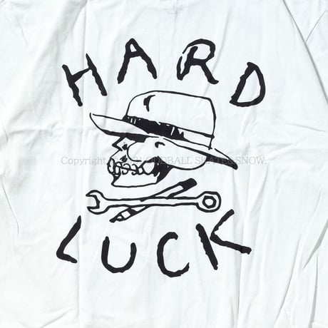 HARD LUCK OG LOGO S/S TEE white