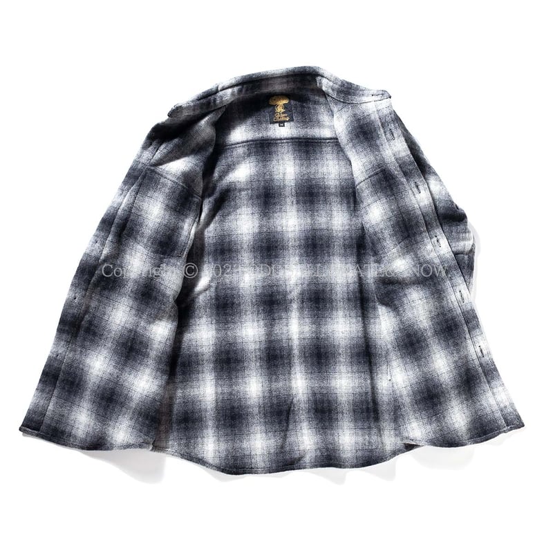 23-24 GREEN CLOTHING WOOL FLANNEL SHIRTS Black/