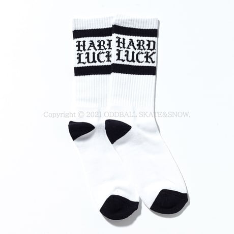 HARD LUCK OLD HAND SOCKS white