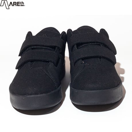 AREth 2025 EARLY I VELCRO Black Vegan Suede