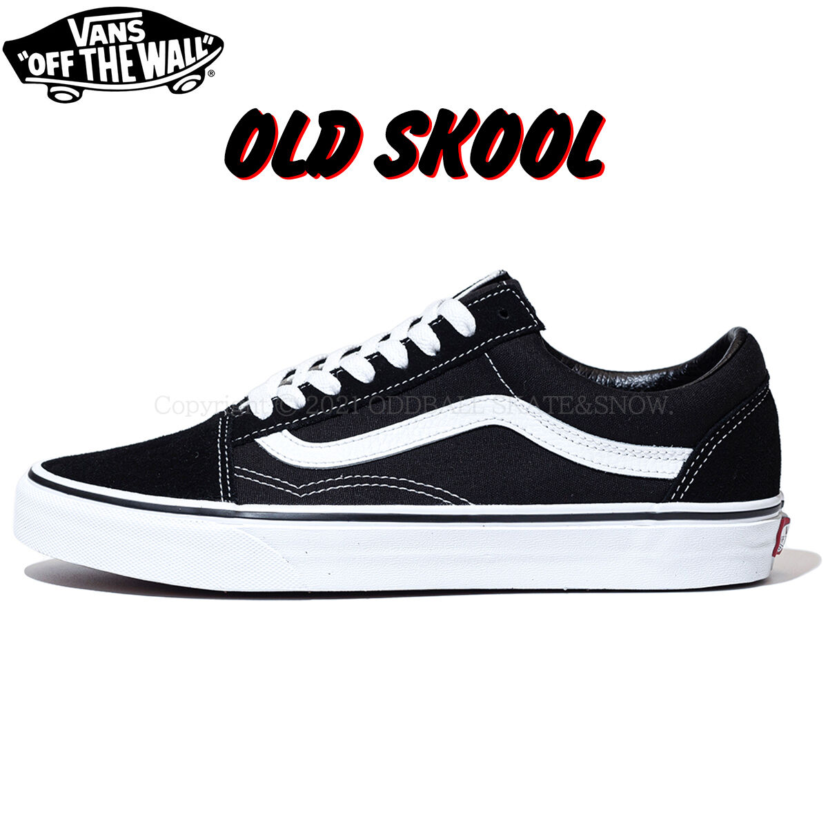 Vans Old Skool Black/White VN000D3HY28 US企画 | O