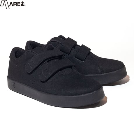 AREth 2025 EARLY I VELCRO Black Vegan Suede