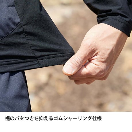 finetrack ファイントラック スカイトレイルジャケット ブラック Lサイズ FAM1401