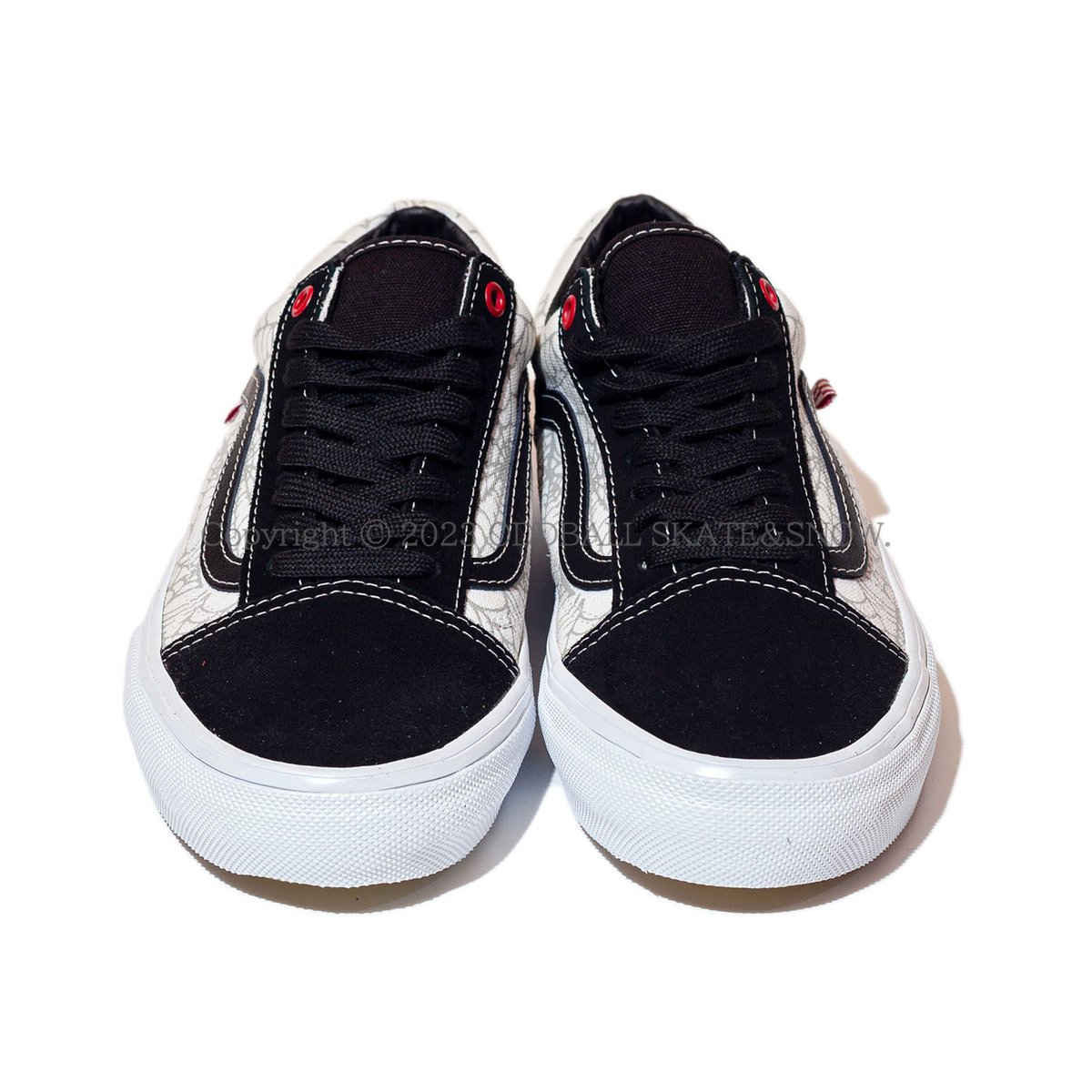 VANS SKATE OLD SKOOL BLACK WIDOW SPIDER Black/W
