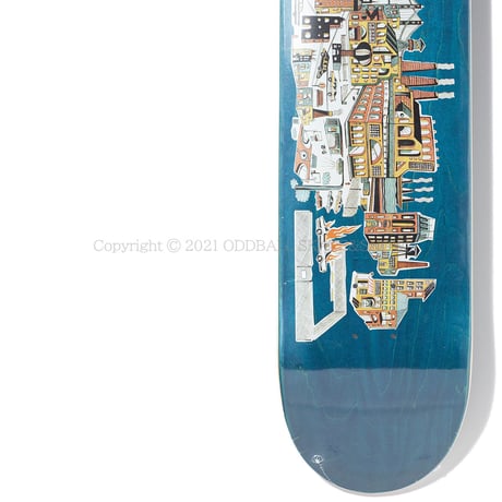 TRAFFIC INDUSTRIAL CITY BLOCKS DECK Art by Charlie Dunkel 8.25