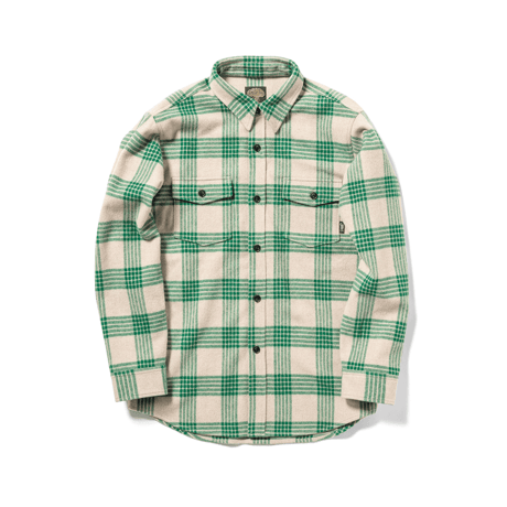 早期予約 26-27 GREEN CLOTHING WOOL FLANNEL SHIRTS