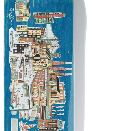 TRAFFIC INDUSTRIAL CITY BLOCKS DECK Art by Charlie Dunkel 7.87