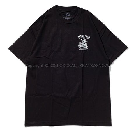 HARD LUCK SERVICE STATION S/S TEE black