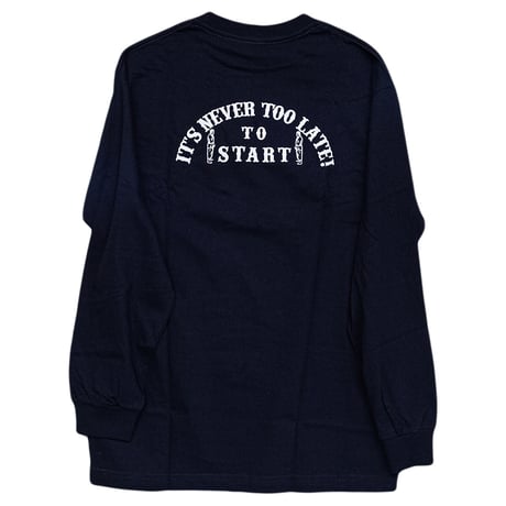 ODDBALL SKATE&SNOW TO START L/S TEE navy