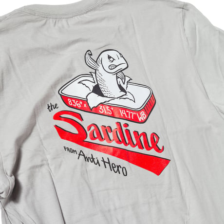 ANTI HERO THE SARDINE S/S TEE New Silver