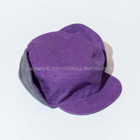 horizon 2023 THE SPRING CAP ショートフラップ バイオレット/ダークグレー リバーシブル