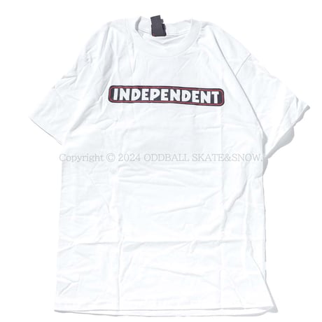 INDEPENDENT BAR LOGO S/S TEE white